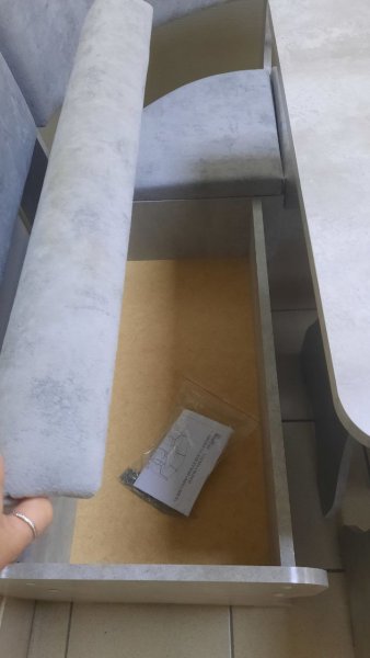 Кухонный уголок Миссия V велюр (цемент) в Среднеколымске - mebel154.com