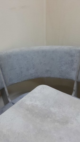 Кухонный уголок Миссия V велюр (цемент) в Среднеколымске - mebel154.com