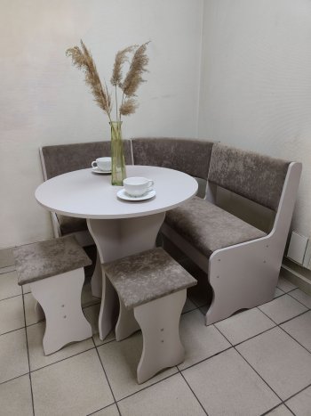 Кухонный уголок Лотос ткань в Среднеколымске - mebel154.com