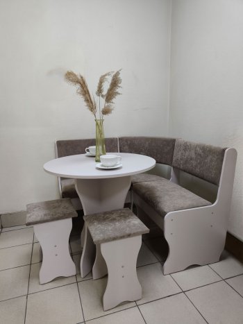 Кухонный уголок Лотос ткань в Среднеколымске - mebel154.com