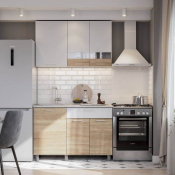 Кухонный гарнитур КГ-4(1200) в Среднеколымске - mebel154.com