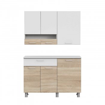 Кухонный гарнитур КГ-4(1200) в Среднеколымске - mebel154.com