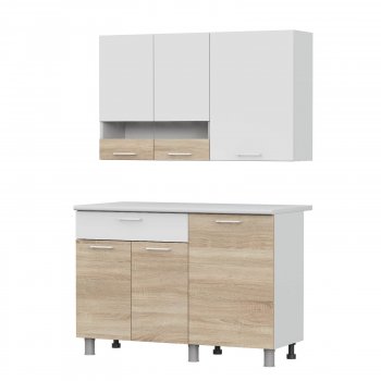 Кухонный гарнитур КГ-4(1200) в Среднеколымске - mebel154.com