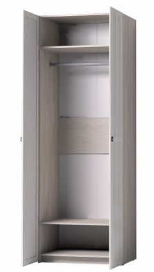 Шкаф для одежды 2-х дверный 54 Марсель в Среднеколымске - mebel154.com