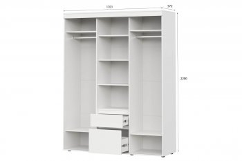 Шкаф-купе Одри 1.7м в Среднеколымске - mebel154.com